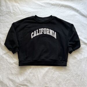 At Noon store toddler oversized “California” graphic sweatshirt